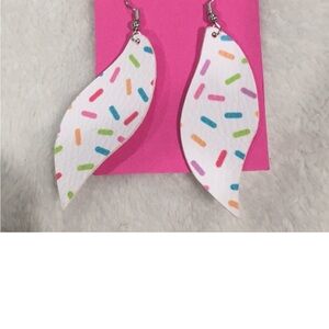 Colorful sprinkle earrings handmade (new)